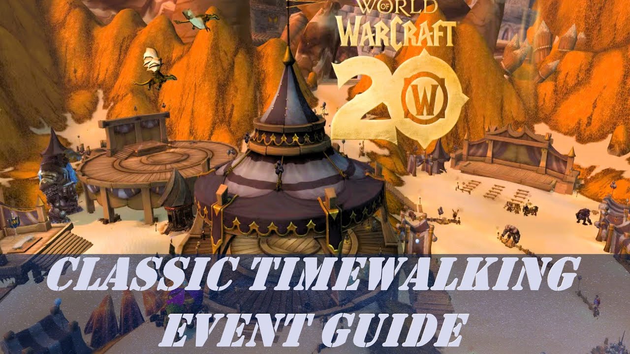 Classic Timewalking Event Guide | An Original Path Through Time | Timewalking Vendor Rewards