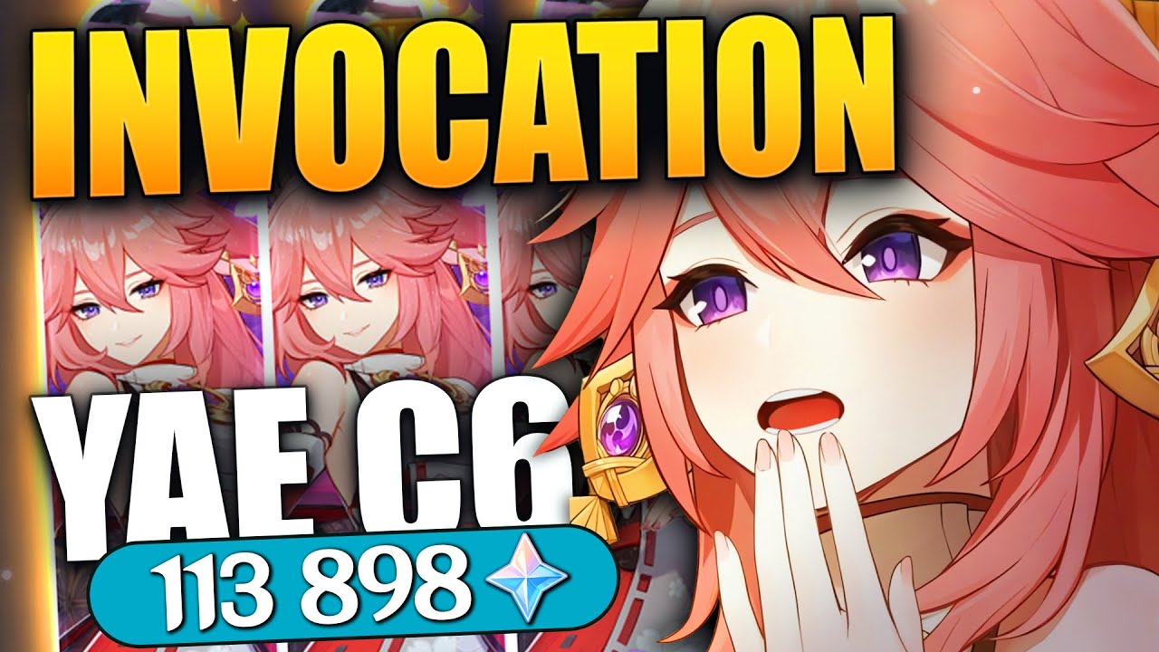 IL ÉCONOMISE DEPUIS 1 AN ! Invocations Yae C6 + Arme (+ Showcase)