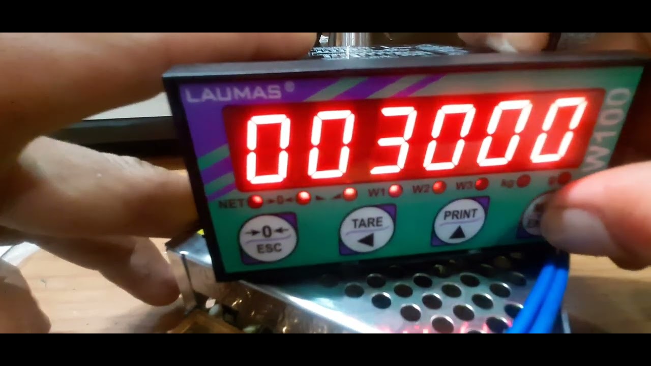 hiệu chuẩn cân laumas w100