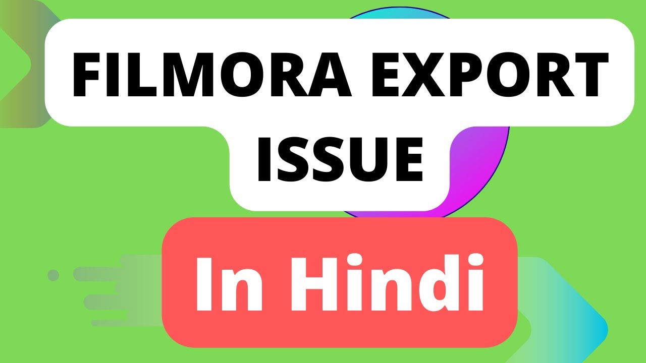 Filmora export button missing | fix issue | 100% solution (In Hindi)