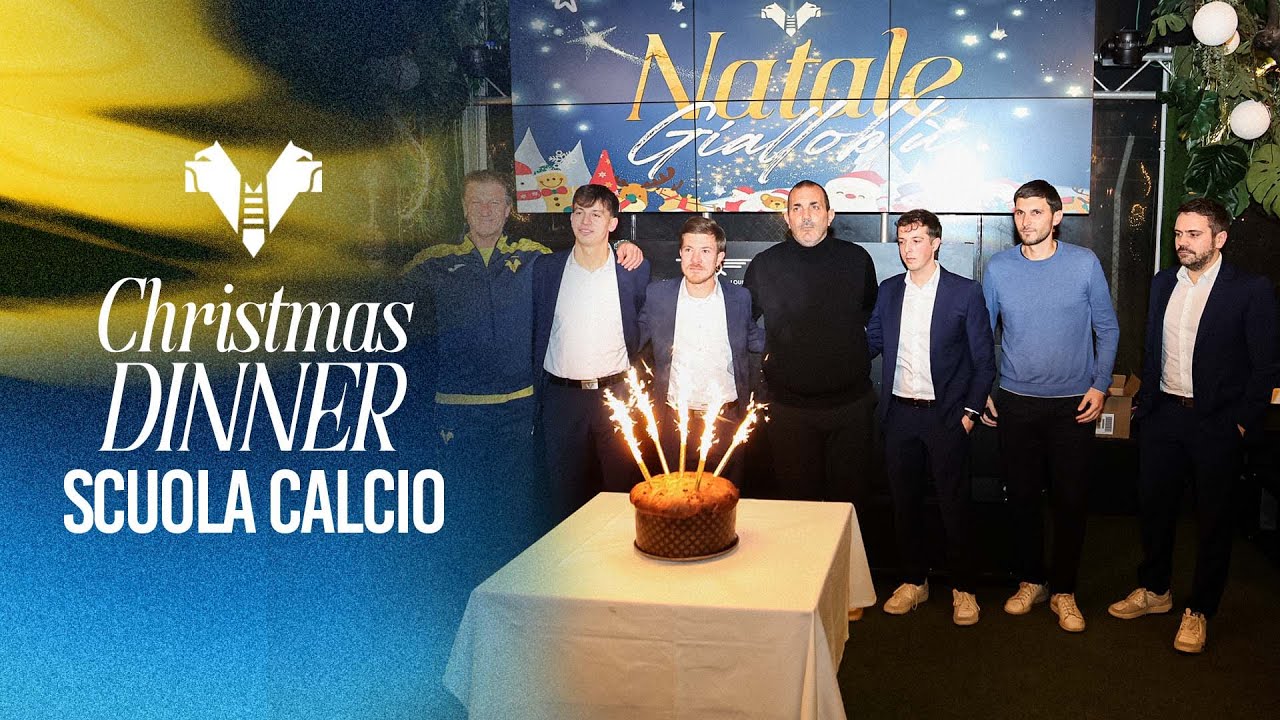Christmas Dinner 2025 | La cena di Natale della Scuola Calcio gialloblù