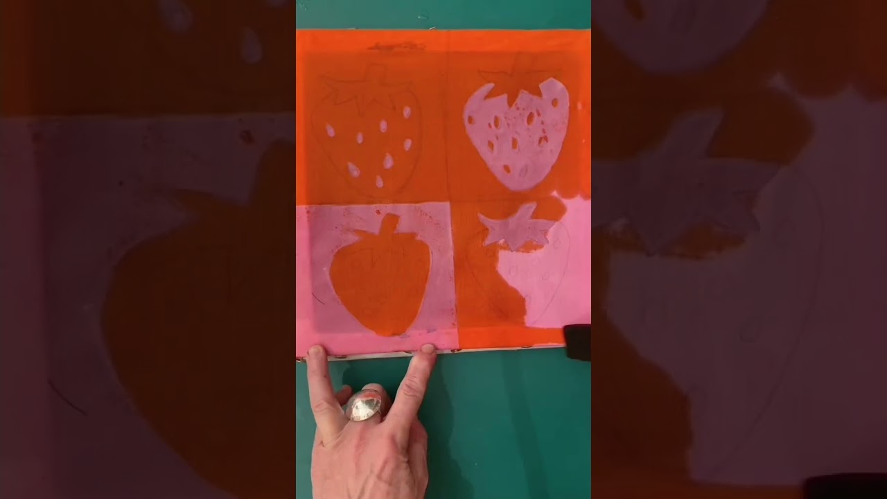 Strawberries My Movie 1,000 373 #art #creative #asmr #relaxing #learn #artist #batik #teach #wax