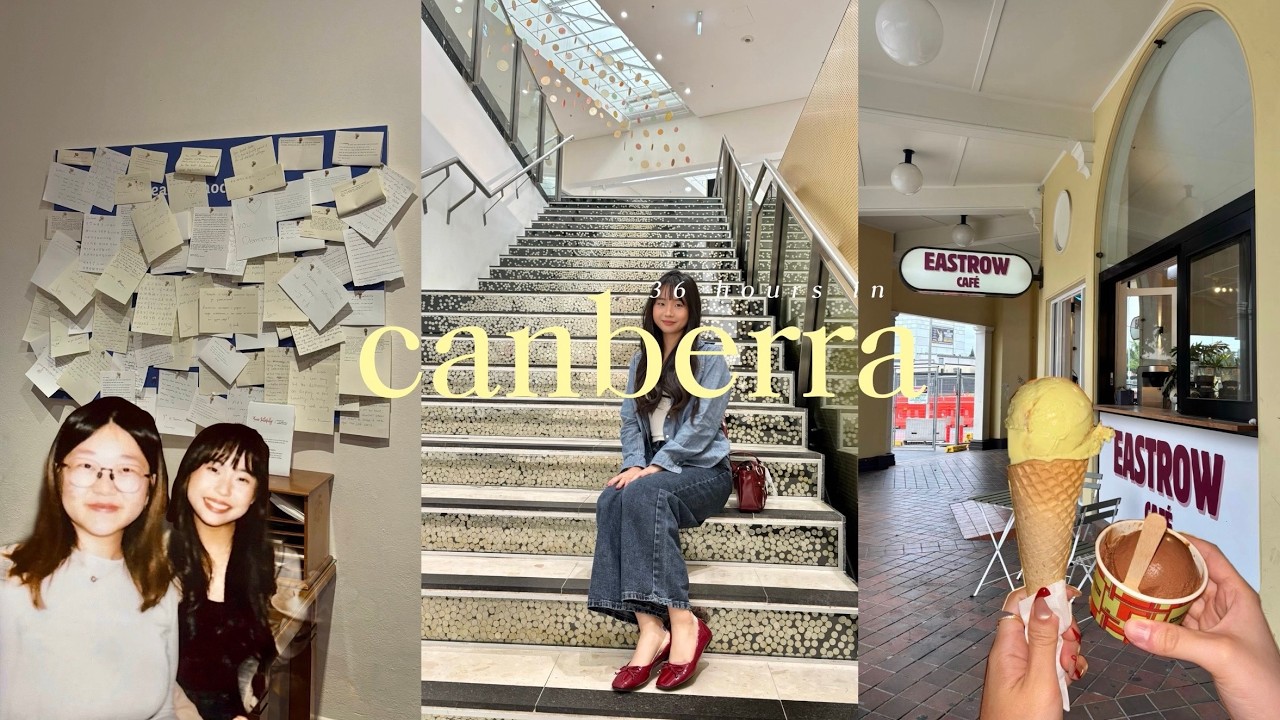 canberra vlog | gelato runs and touristy things 🍦 🏛️