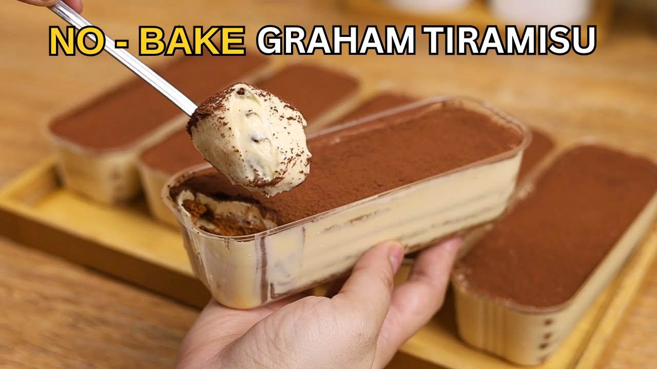 Graham Tiramisu recipe | Easy No Bake Dessert