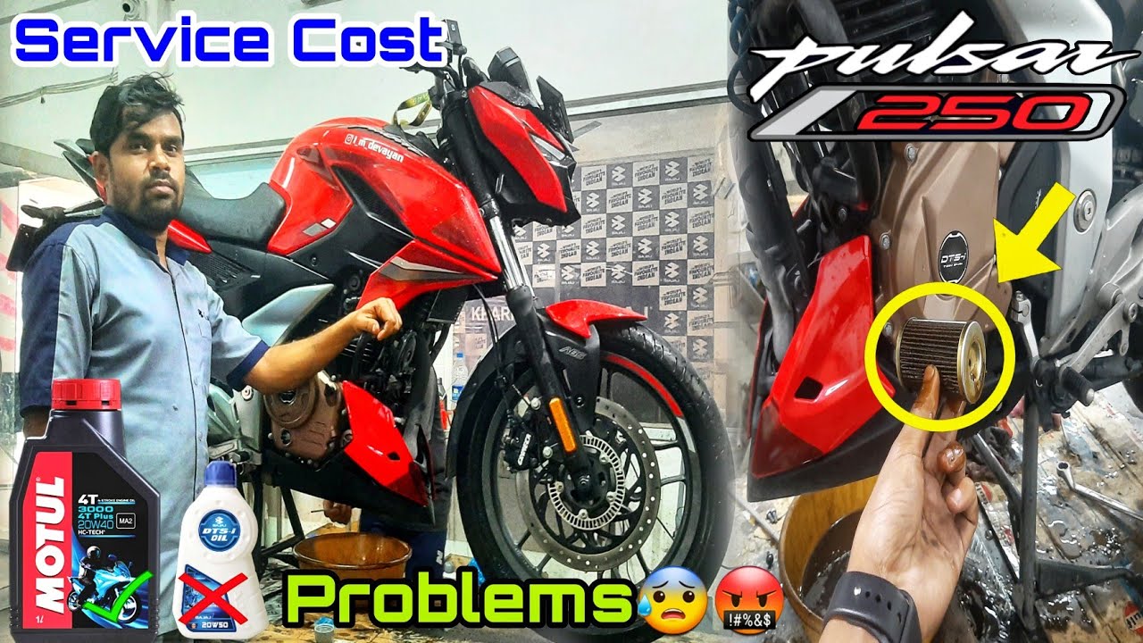 Pulsar N250 Service Cost|Maintenance|5000km Done🔥 Problem😰