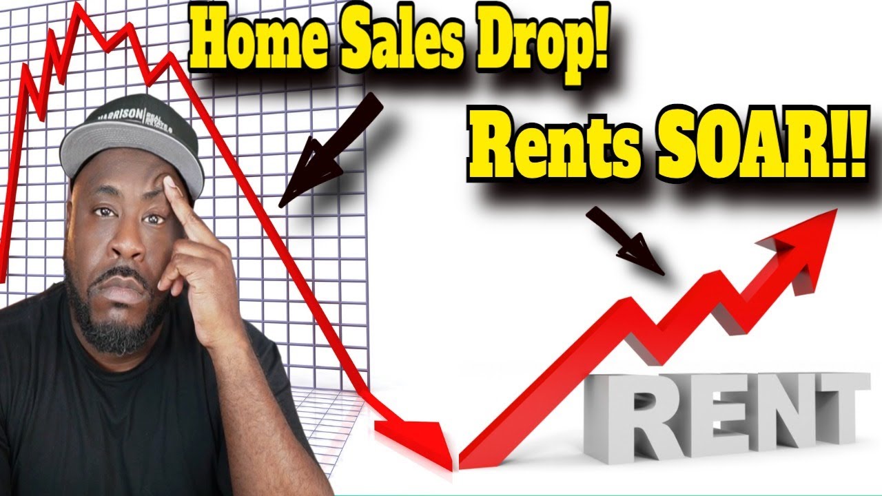 Has the Housing Crash Already Started? House Sales Drop! Rents go to the MOON