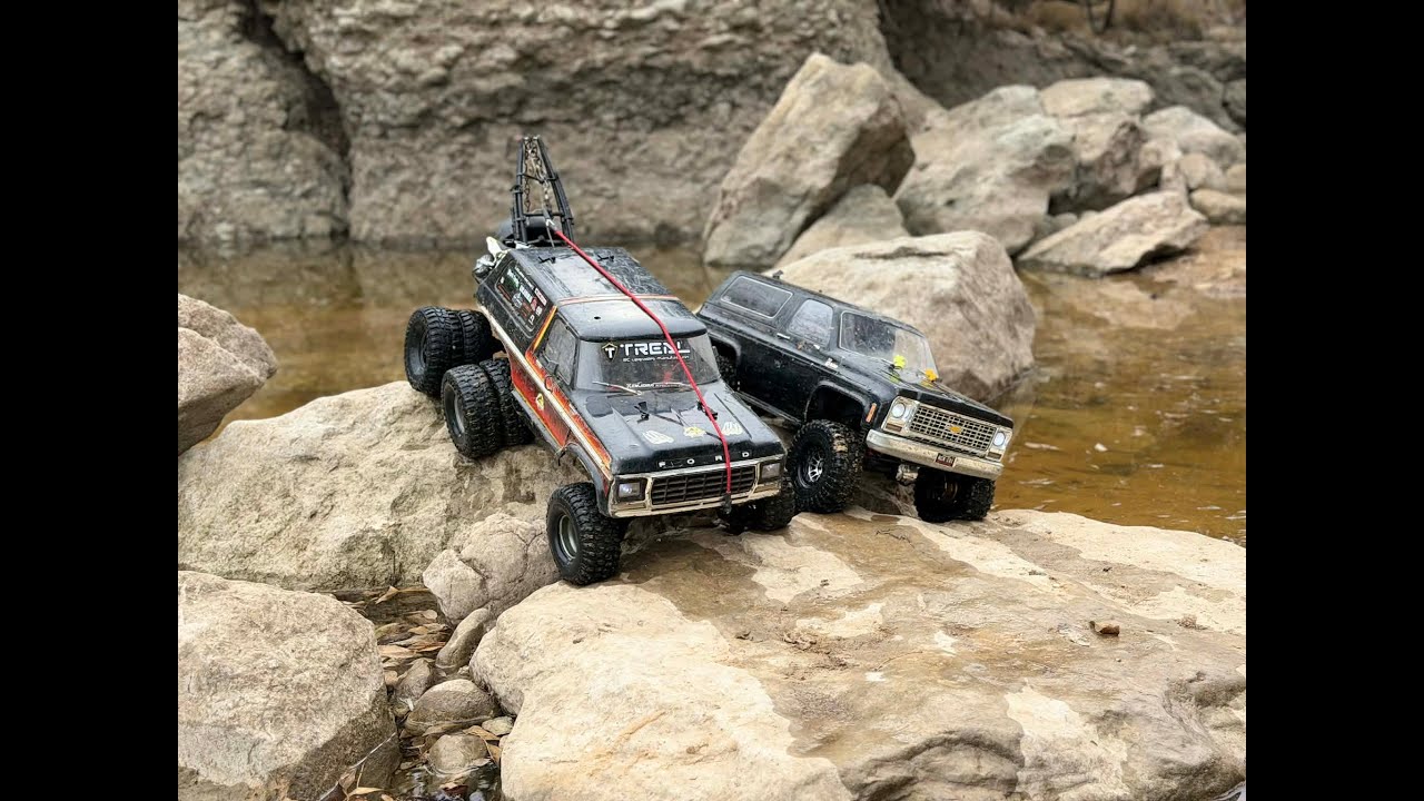 TRX4 and TRX6 Small Trail run