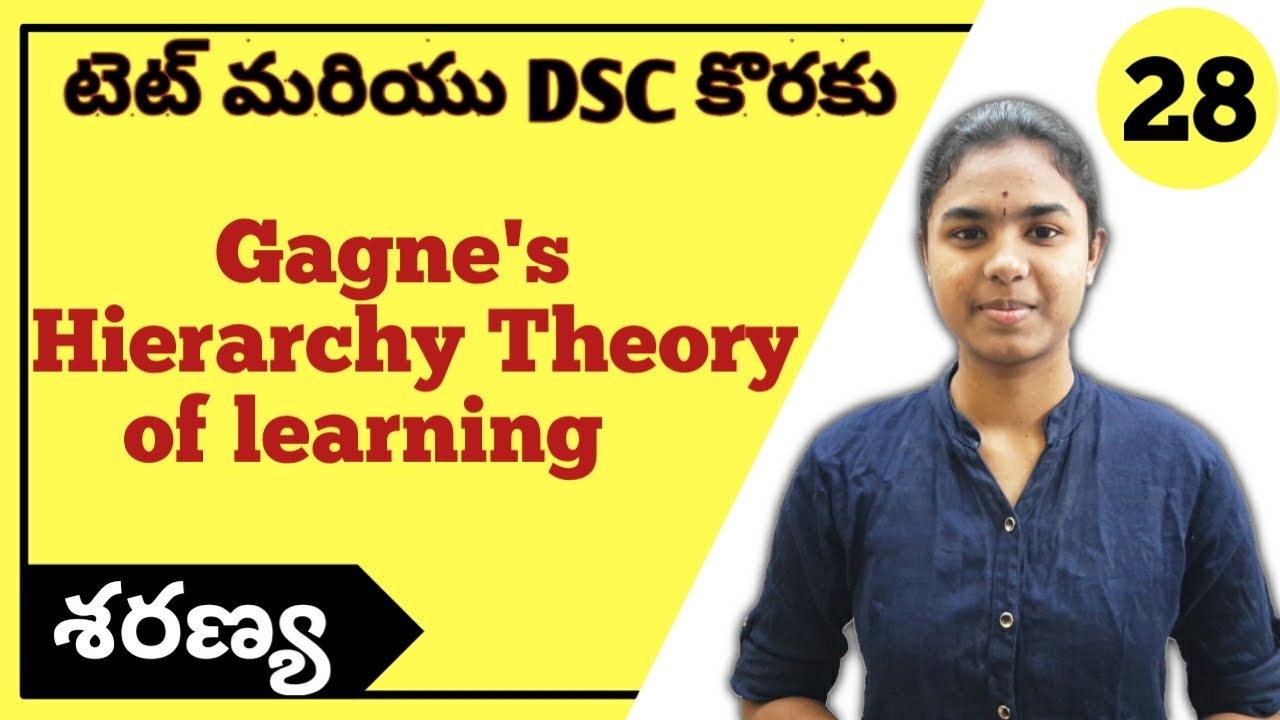 Gagne's Hierarchy Theory of Learning explained in telugu | CDP | Ctet Telugu |  Ctet 2021