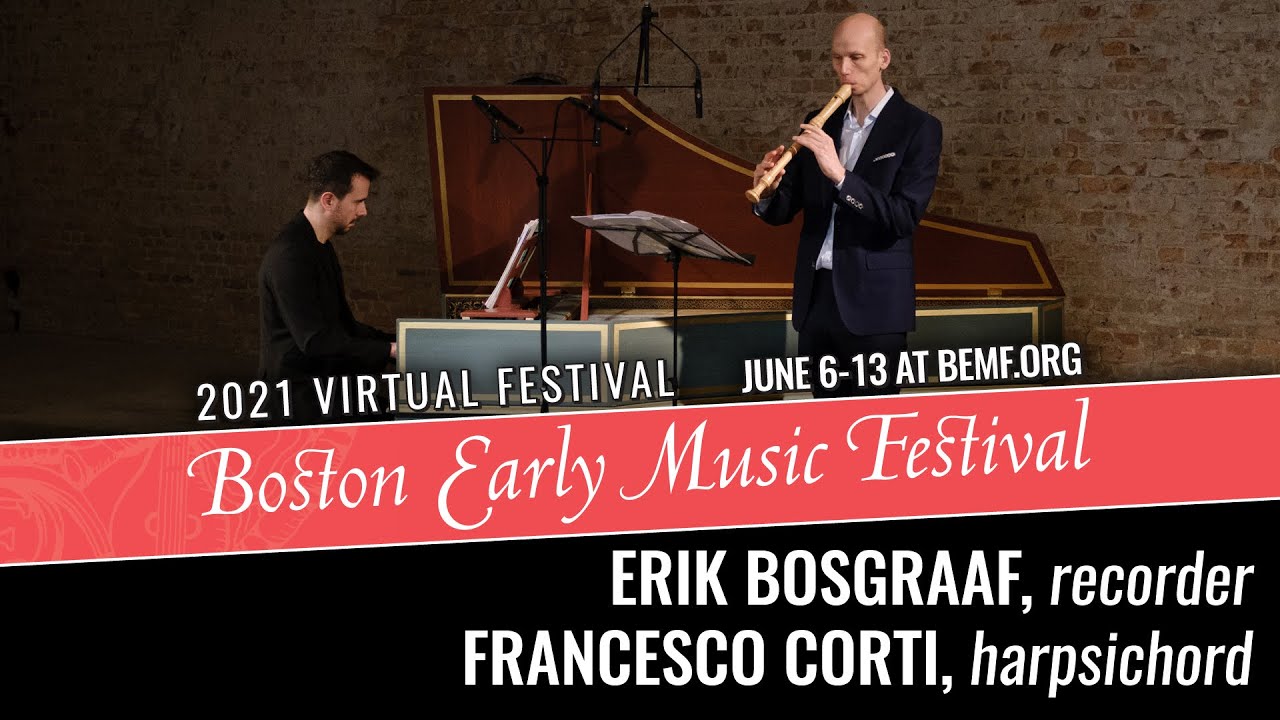 Erik Bosgraaf & Francesco Corti perform Telemann's Sonata in C major, TWV 41:C2