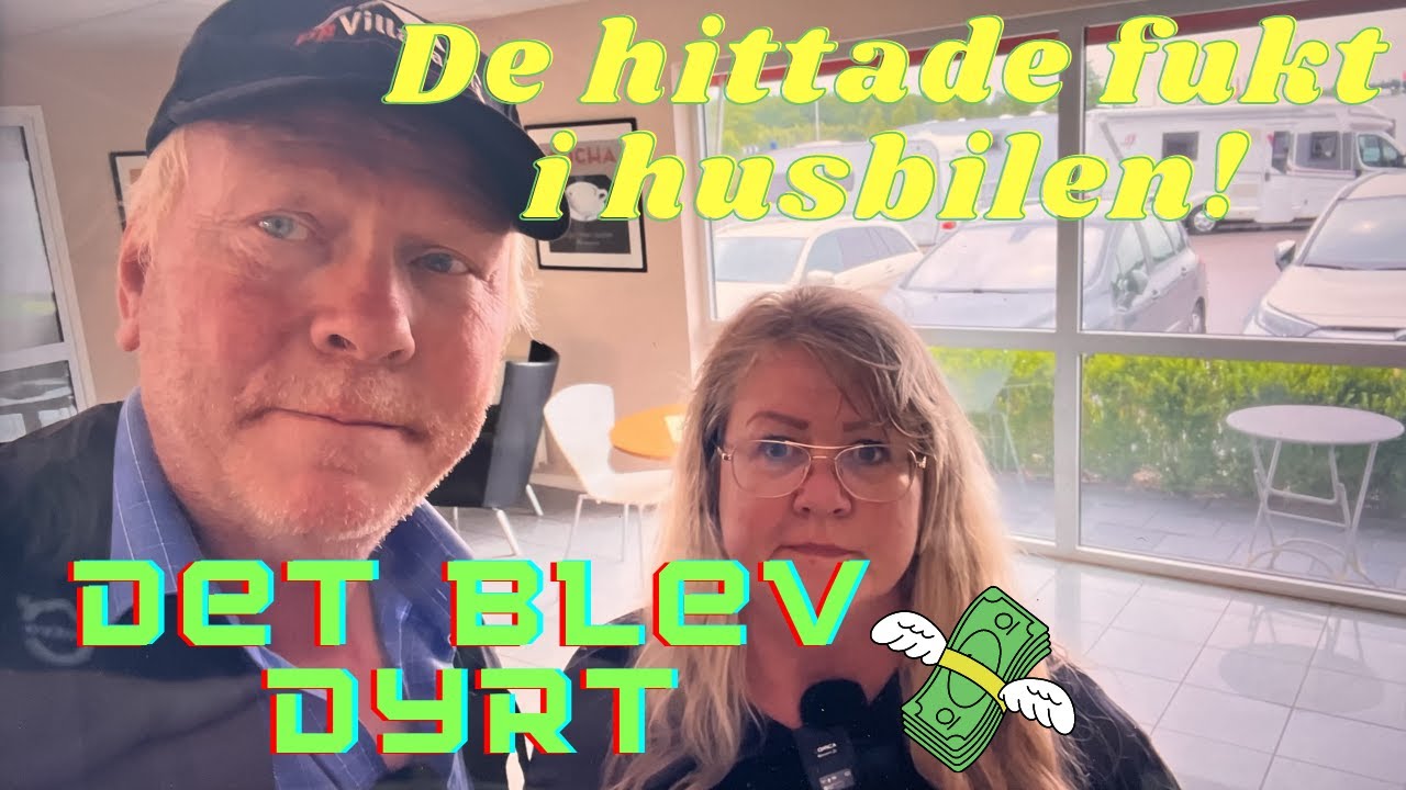 Vi åker till BENGT I ÖRKELJUNGA och hämtar våran HUSBIL, KNAUS. De hittade FUKT i ITINEON!