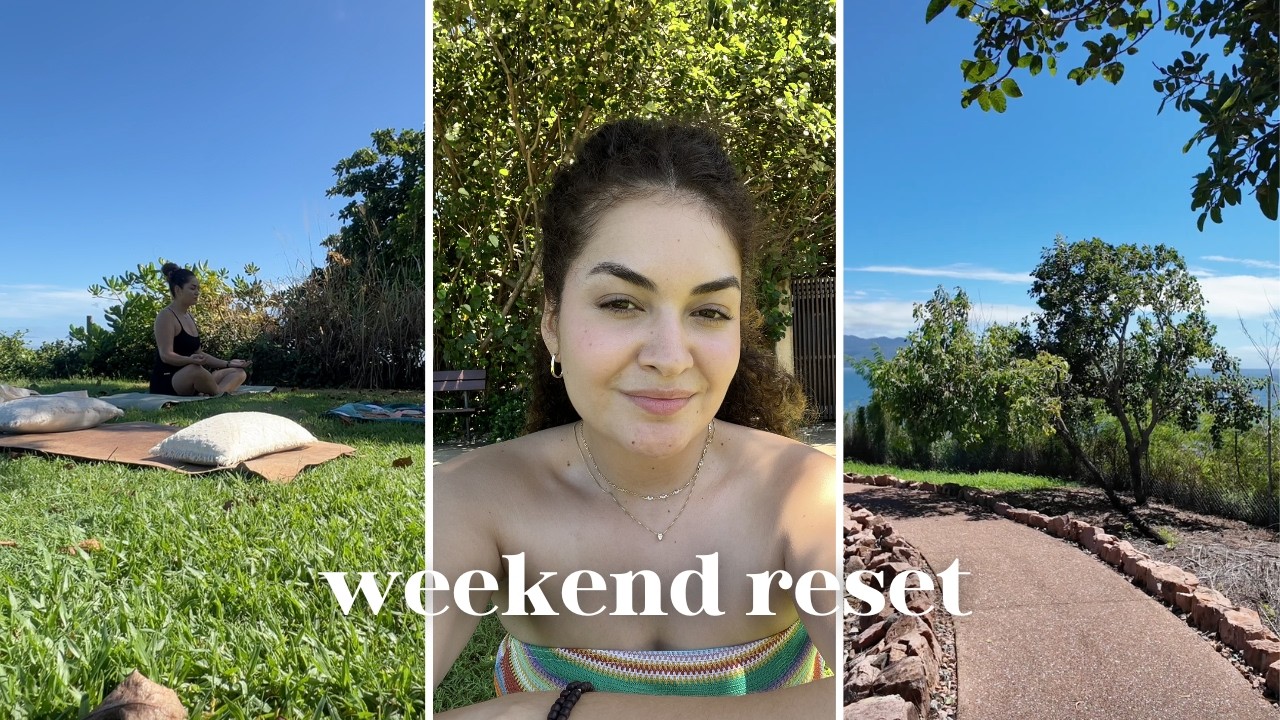 um fim de semana comigo na austrália | treino, yoga e reset de rotina