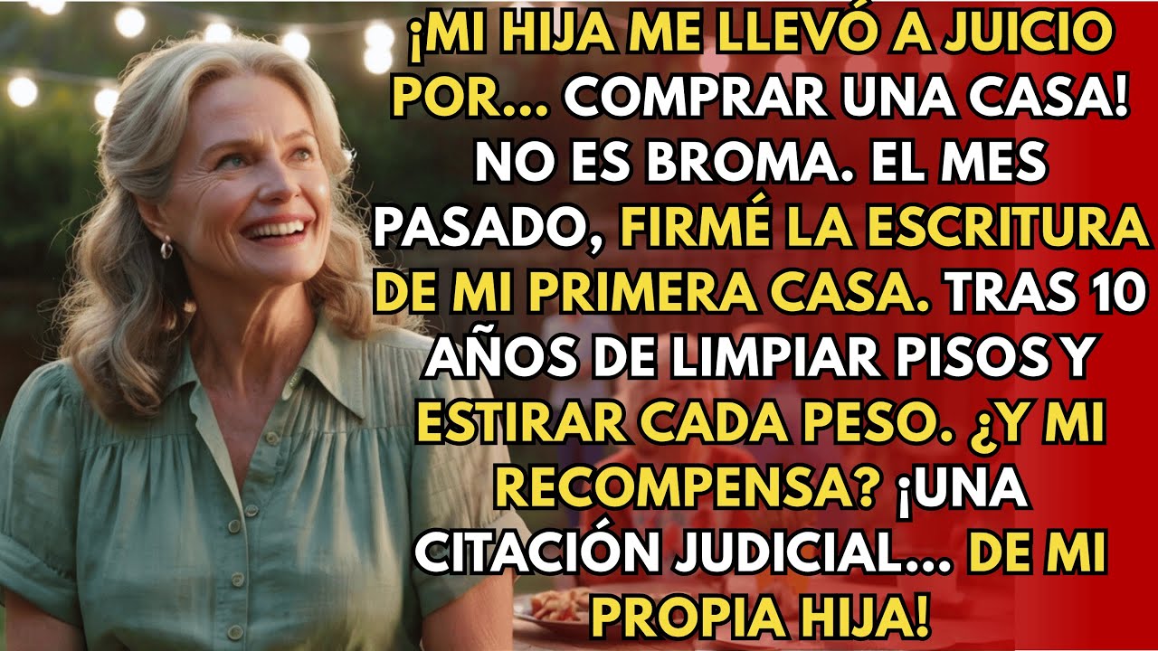 ¡MI HIJA ME LLEVÓ A JUICIO POR… COMPRAR UNA CASA! NO ES BROMA