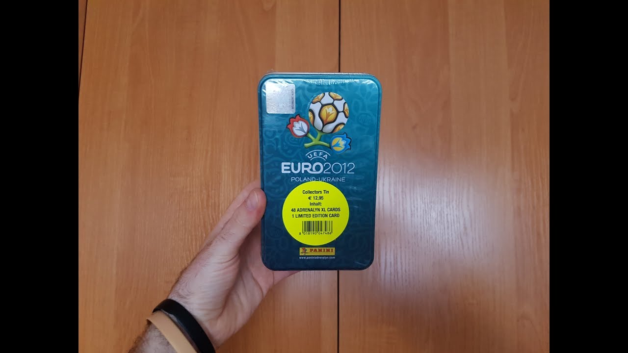 POWRÓT DO PRZESZŁOŚCI - PANINI EURO 2012 - UNBOXING DUŻEJ PUSZKI KOLEKCJONERA - ALE LIMITKA WPADŁA!