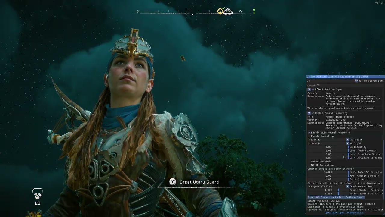 Horizon Forbidden West RTX 5090 DLSS 5, максимальные настройки. А что насчёт AI SLOP?