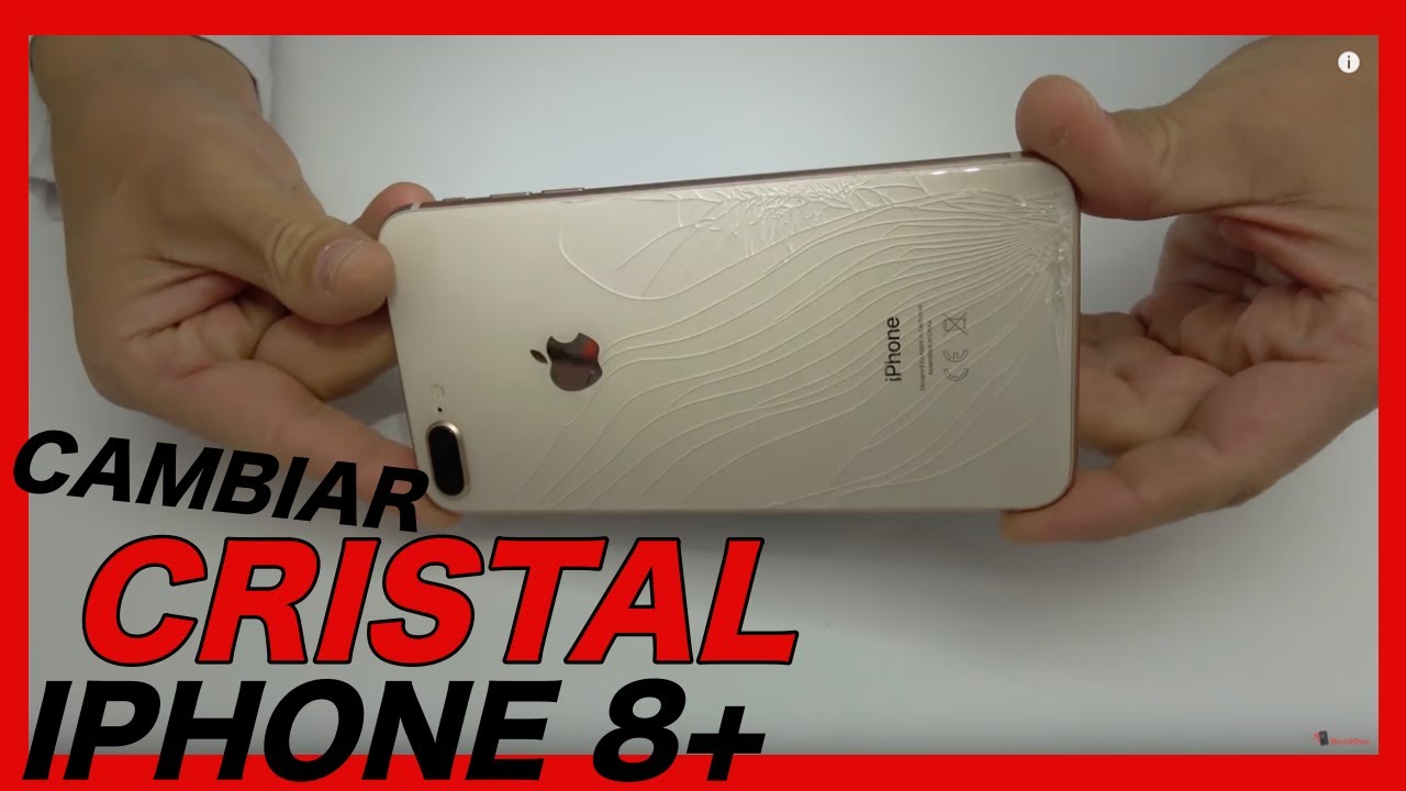 Сменить iPhone 8 Plus стеклянную крышку