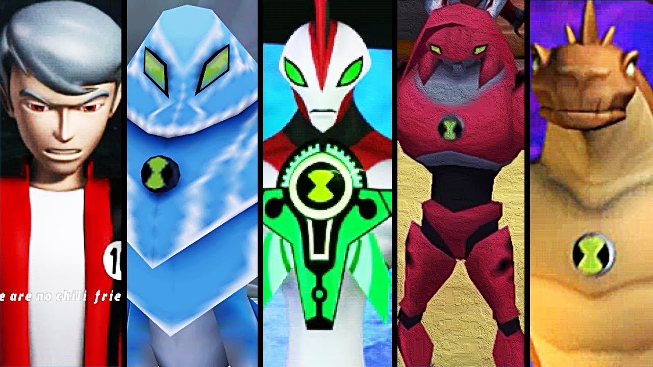 All Characters in Ben 10 Ultimate Alien Cosmic Destruction (PS3,X360,PS2,PSP,WII)