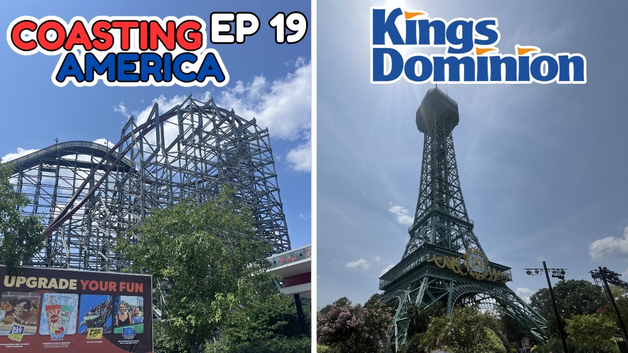 The Final Stop of the HUGE American Road Trip! Kings Dominion | Coasting America Ep. 19