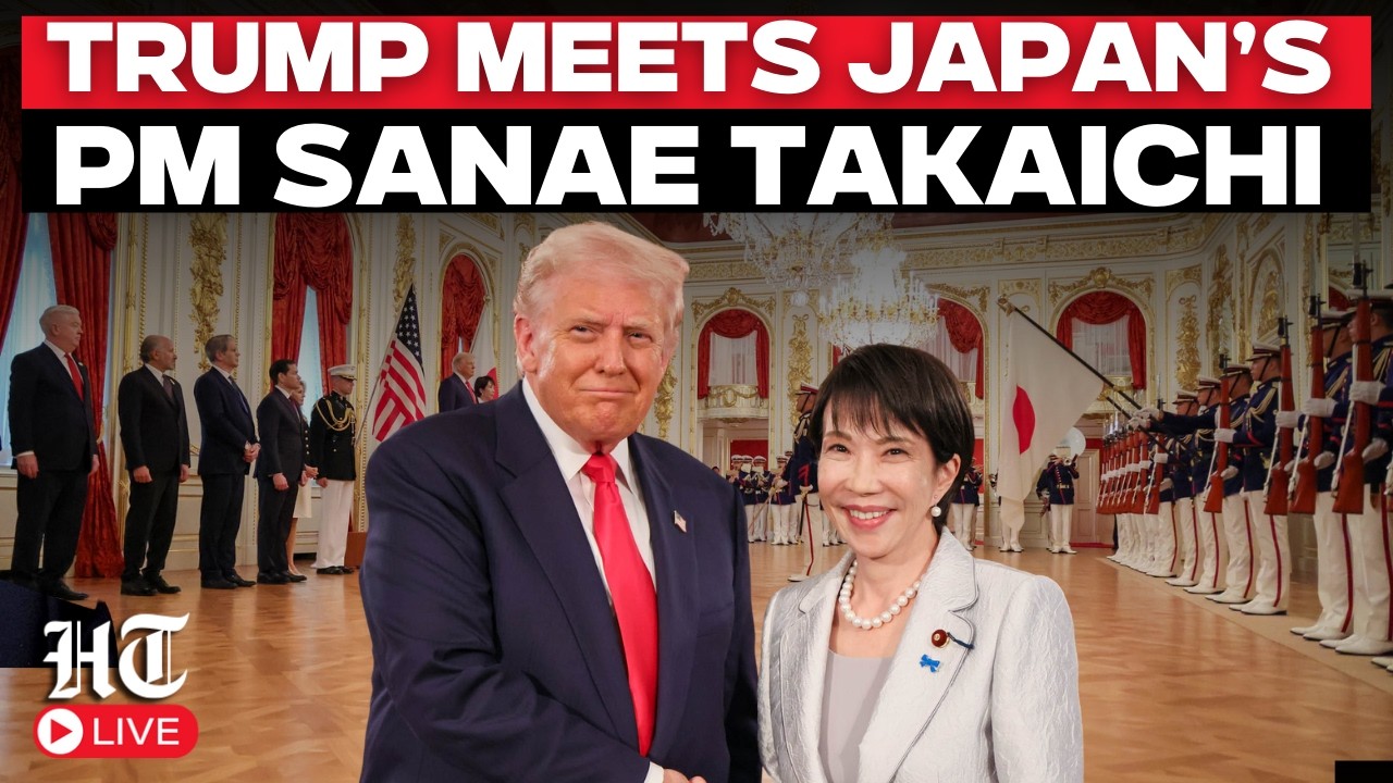 Donald Trump Live |  Trump Meets Japan&rsquo;s Prime Minister Sanae Takaichi At The White House