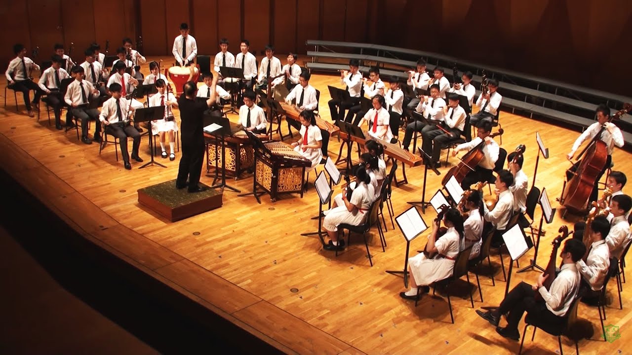 商易: 弓舞 Dance of Bow; Chinese Orchestra, Sacred Heart Canossian College, Wah Yan College, Kowloon