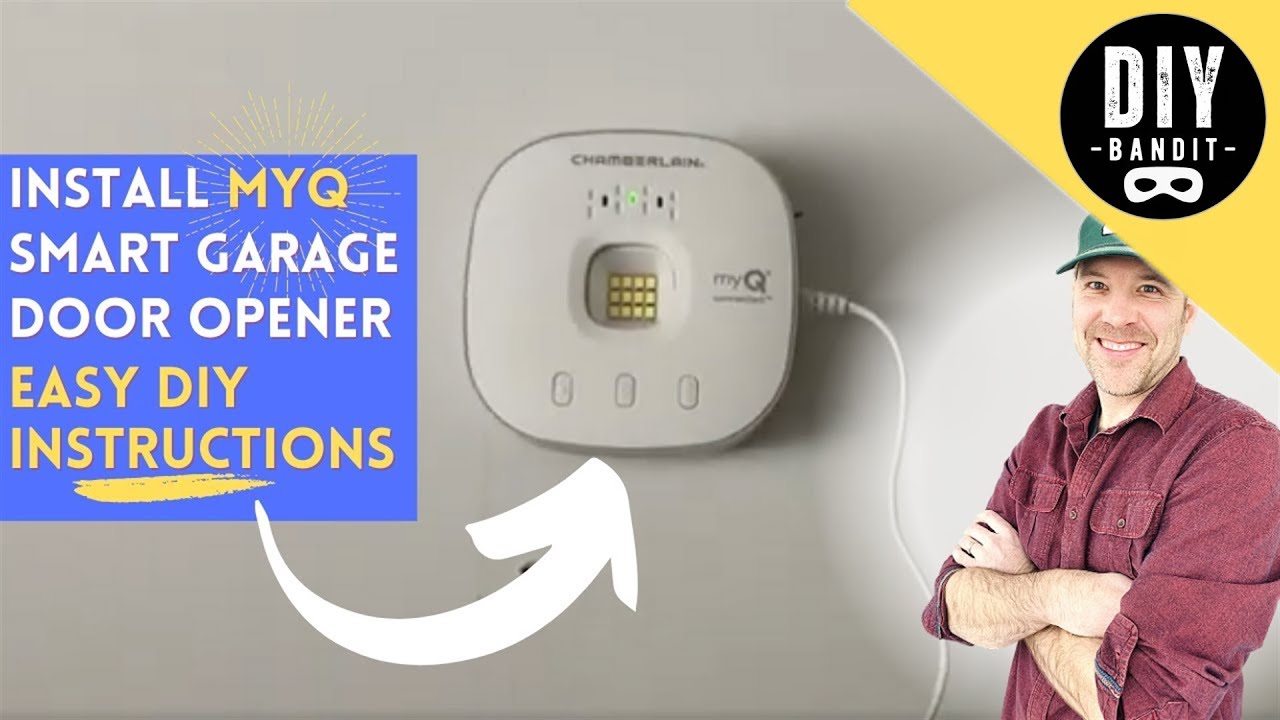 🔥 How to DIY Install a MyQ Smart Garage Door Opener (Review)➔ Open & Close Your Garage w/ Your Phone