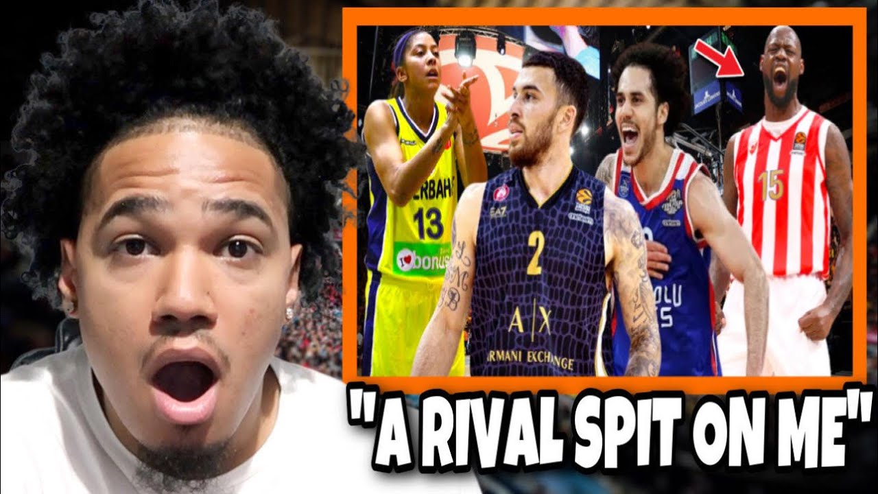 AMERICAN ATHLETE REACTS TO American Basketball Players Talking About European Basketball Atmosphere