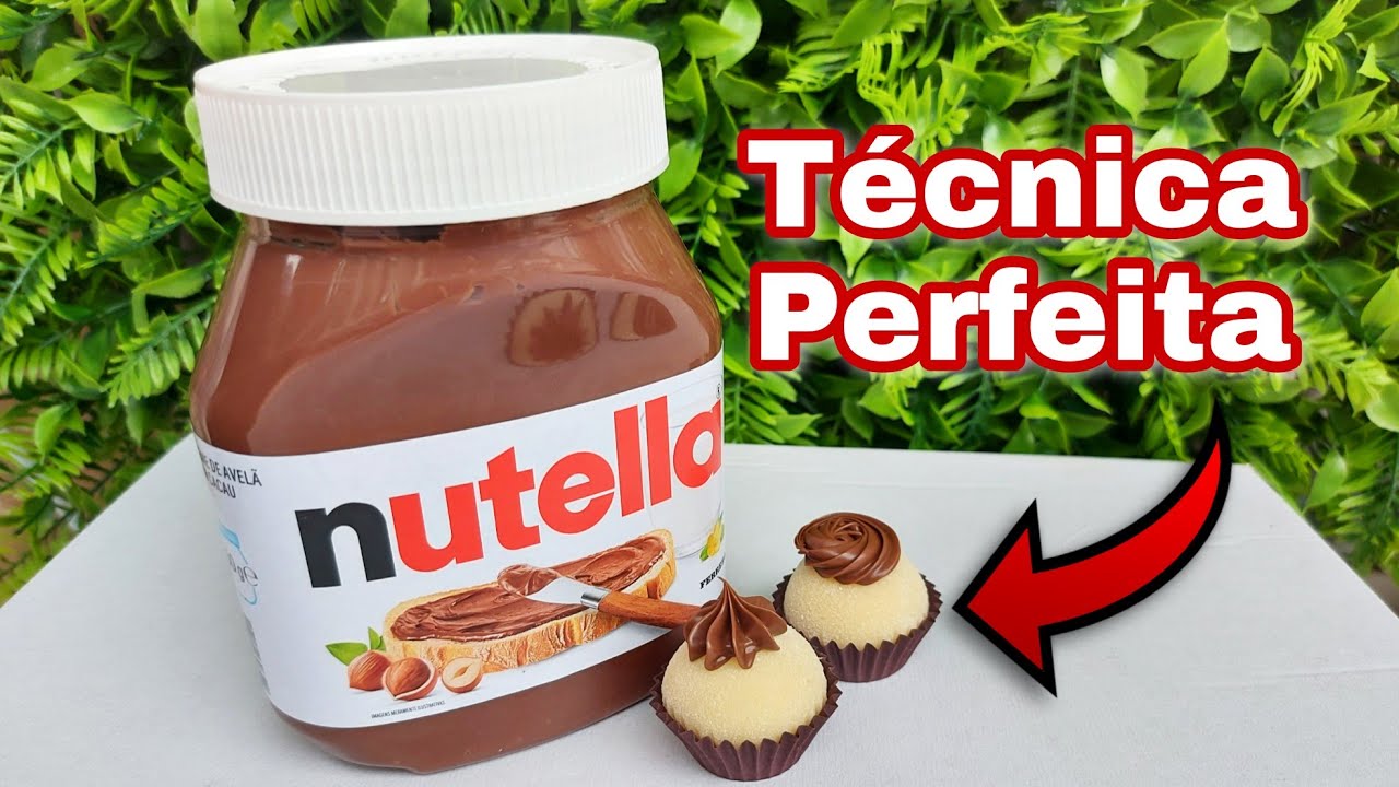 COMO FAZER SEU BICO DE NUTELLA NO BRIGADEIRO DE NINHO