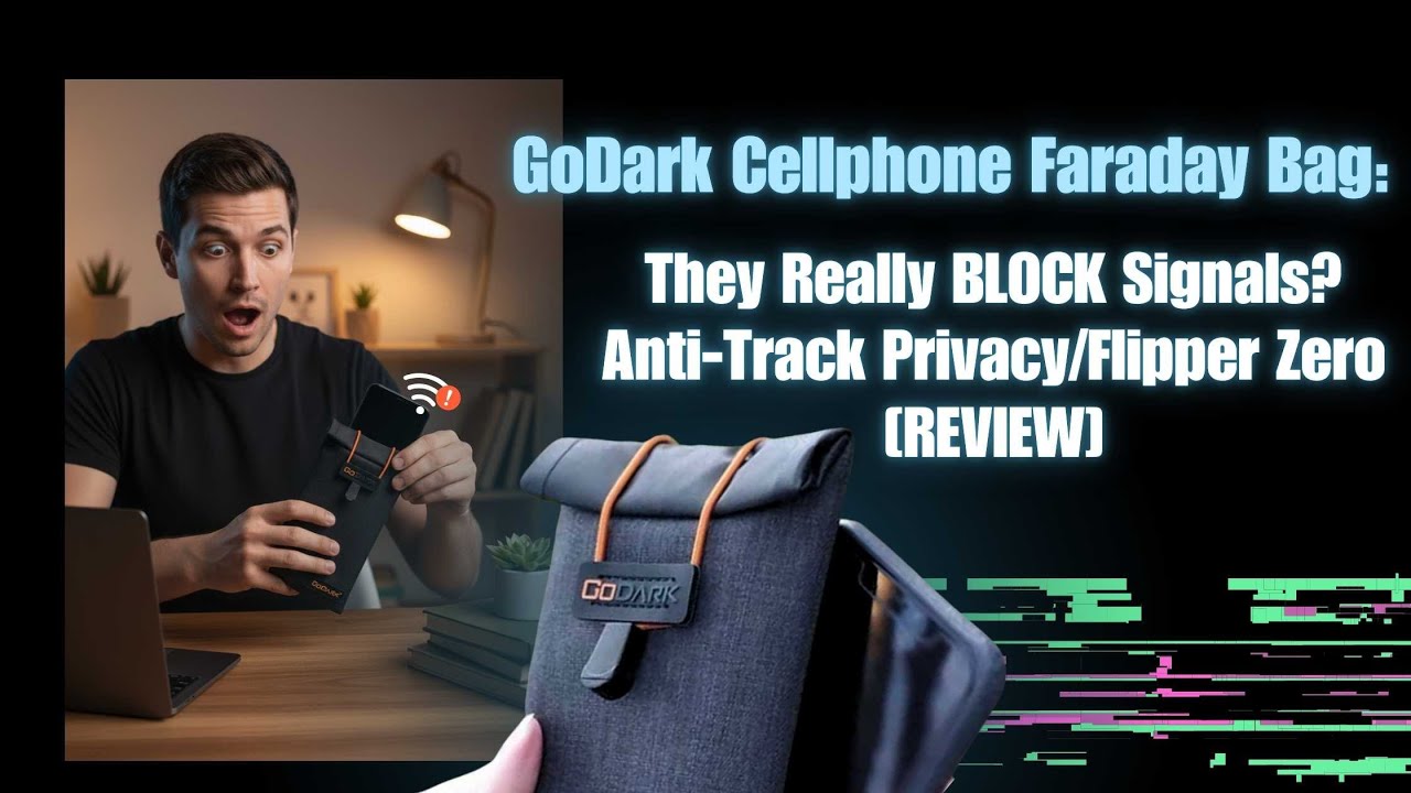 GoDark Cellphone Faraday Bag: They Really BLOCK Signals? Anti-Track Privacy/Flipper Zero 0 [REVIEW]