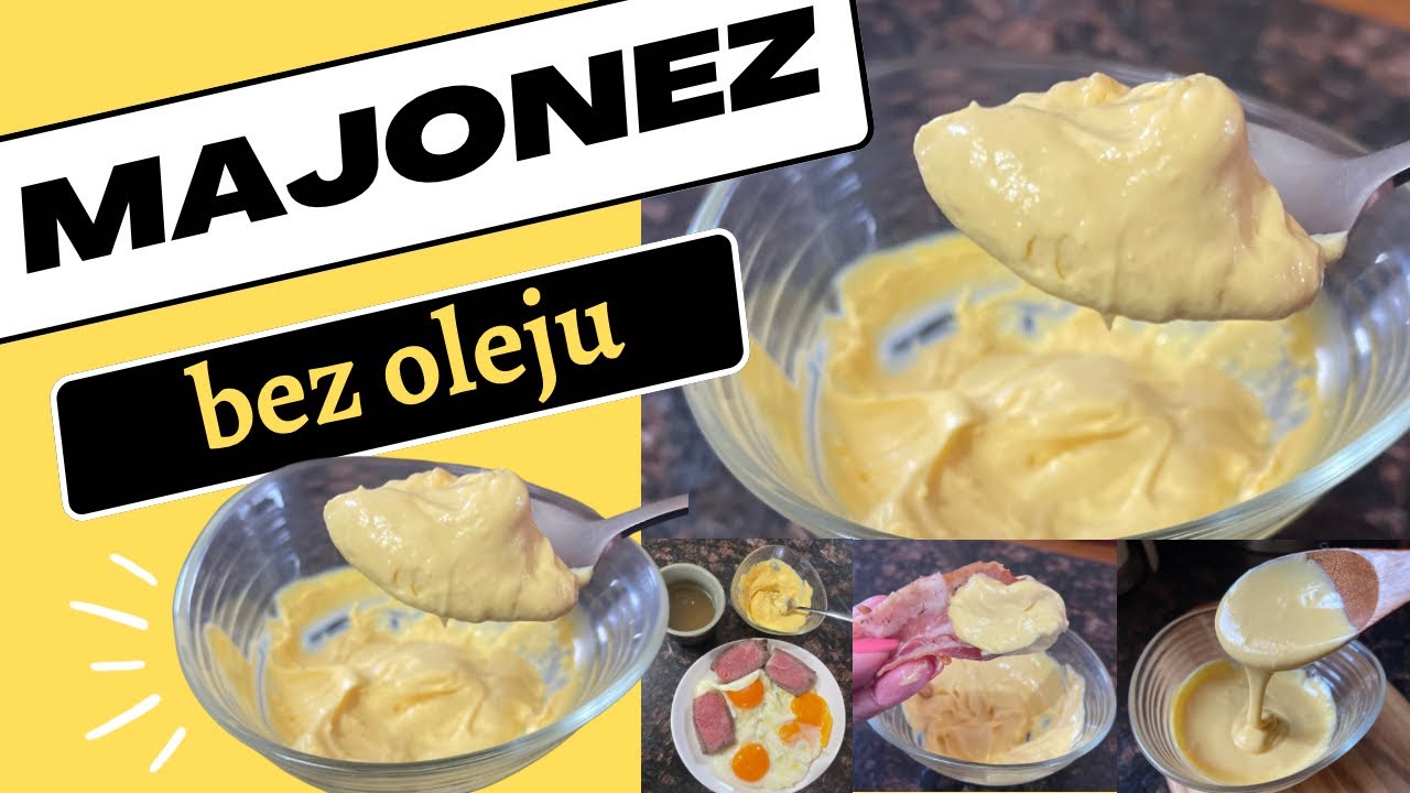 Domowy MAJONEZ bez oleju w 2 minuty! Dieta ketogeniczna i karniwora.
