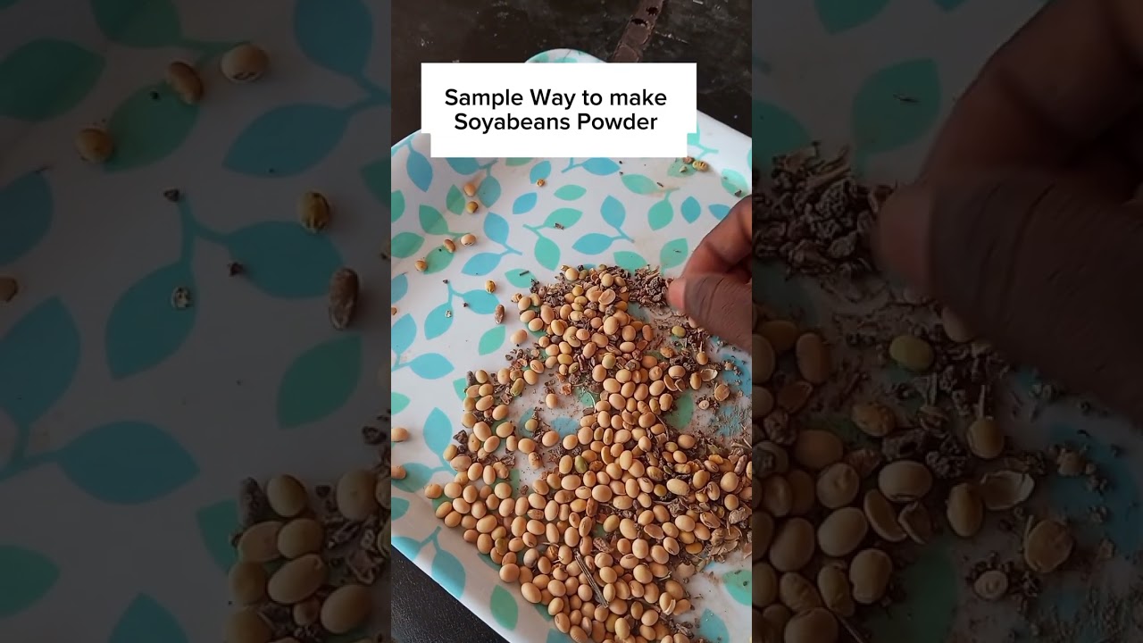 How to make Soyabeans Powder