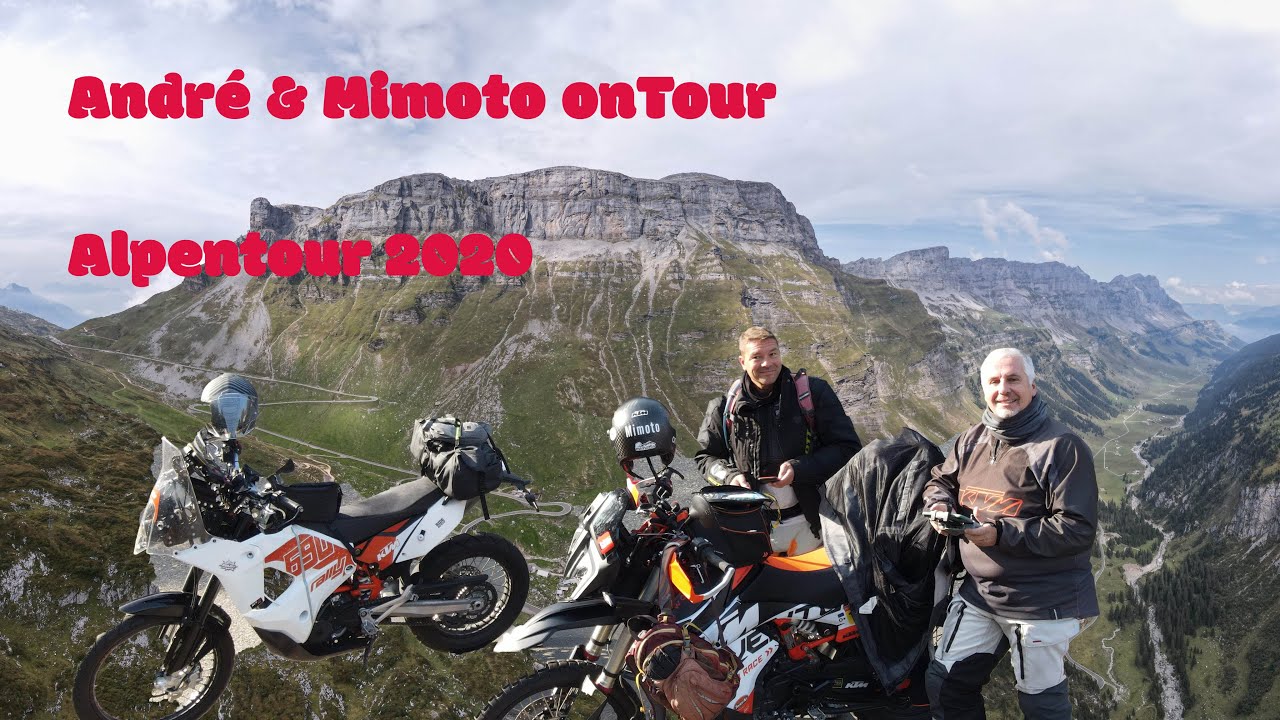 Alptour 2020 André und Mimoto onTour