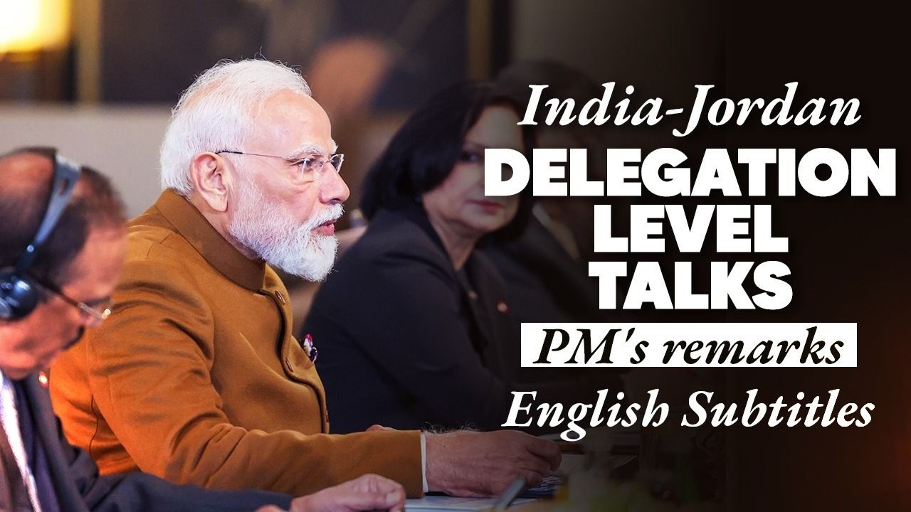 PM Modi&rsquo;s remarks during meeting with HM King Abdullah II of Jordan | English Subtitles
