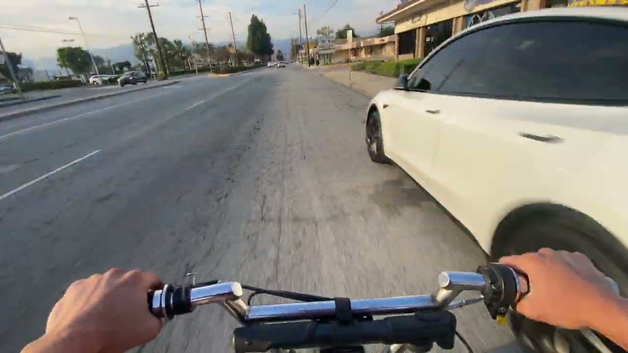 Exploring New Streets On A 66/80cc Motorized Bike