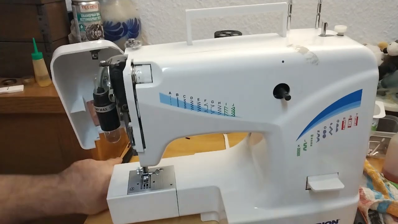 Medion Nähmaschine M.10964 {1جزء} فك الهيكل الخارجي وإصلاح عدة اعطال مهمة مع الشرح