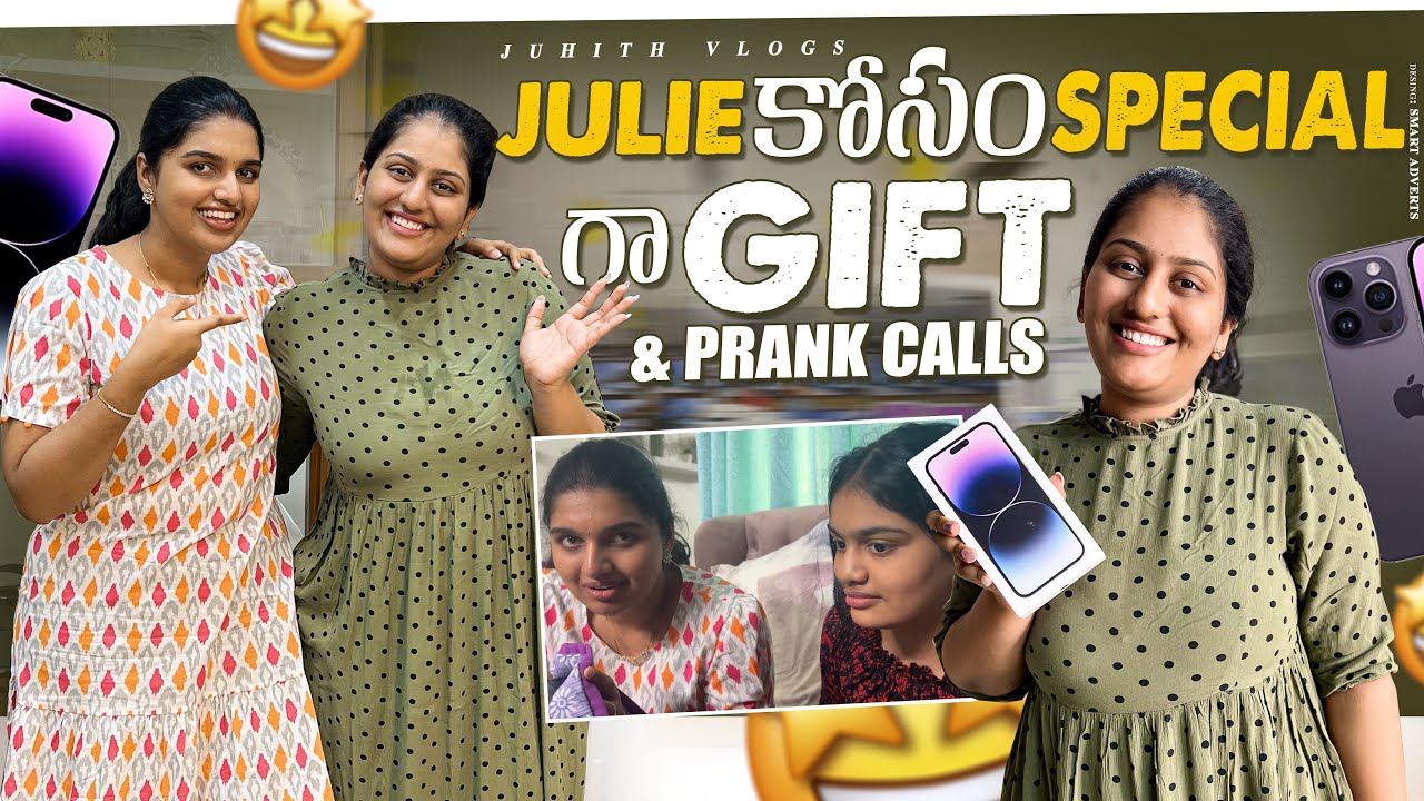 |Julie కోసం Special Gift from బాబాయ్😍|Prank Calling Darshan,Pinni😂with new phone😜|Day in my life|
