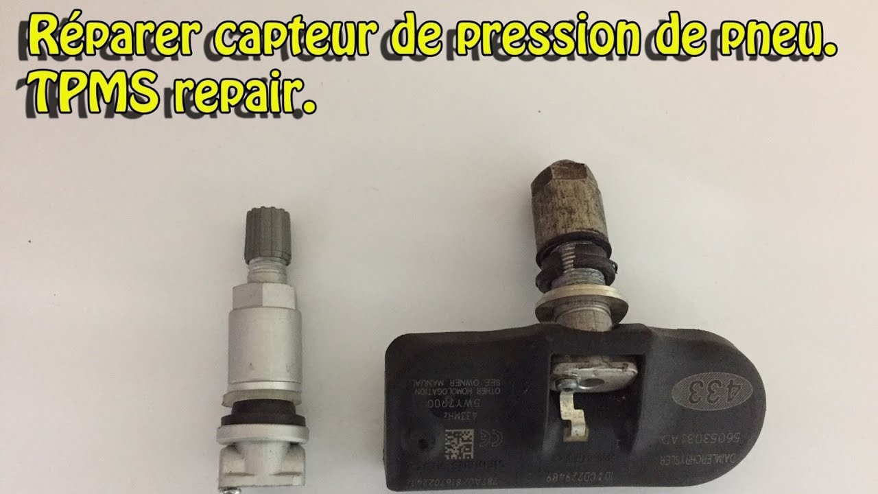 [COMMENT RÉPARER LA VALVE D’UN CAPTEUR DE PRESSION. TPMS REPAIR]