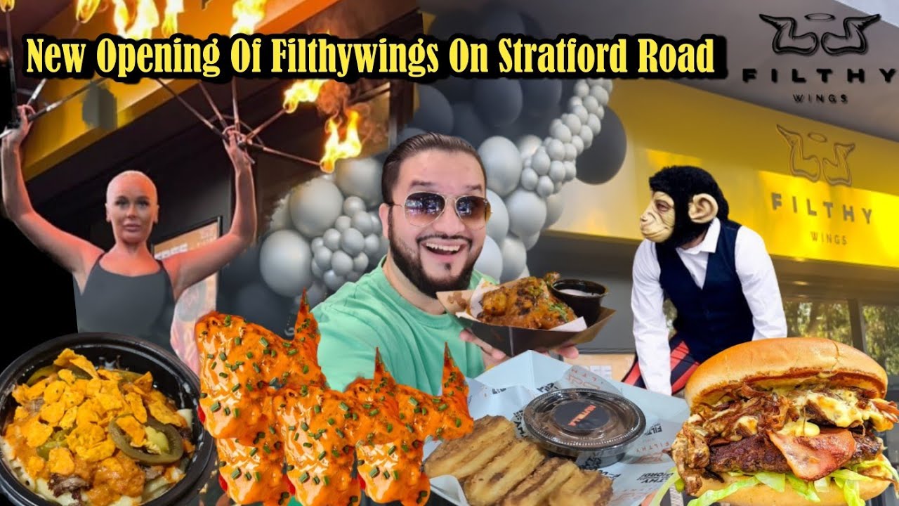 Grand Opening Of Filthywings On Stratford Road birmingham | Spicy Filthywings | DanishVlogsster
