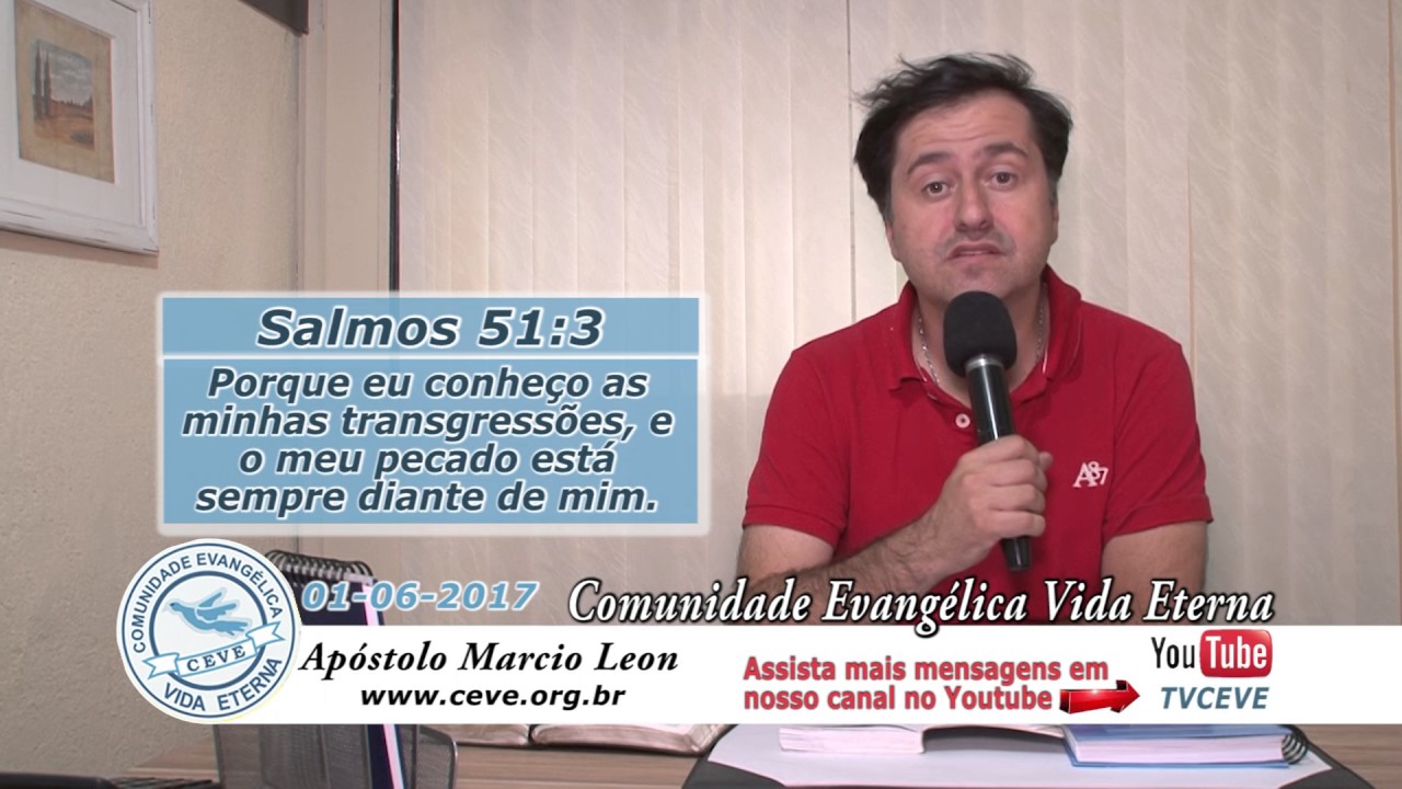 TV CEVE Alimento Di&aacute;rio com Ap&oacute;stolo M&aacute;rcio Leon  01/06/2017