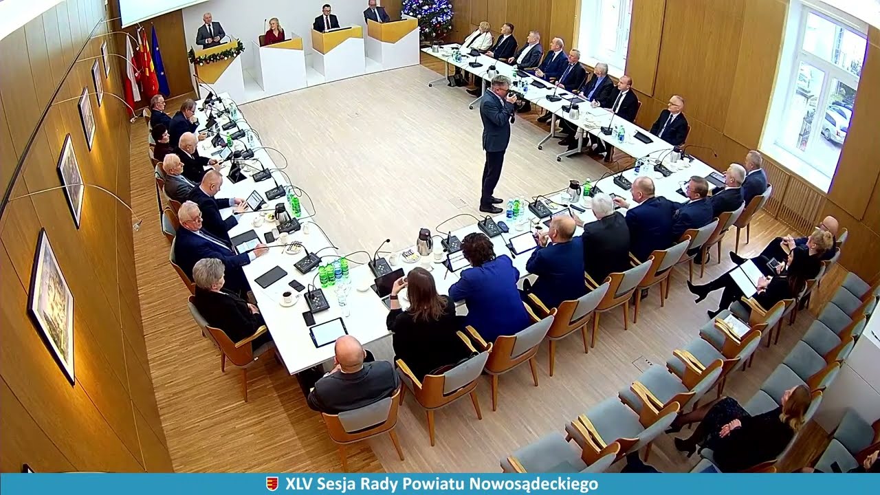 XLV Sesja Rady Powiatu Nowosądeckiego VI kadencji, Nowy Sącz, 01 lutego 2024 r.