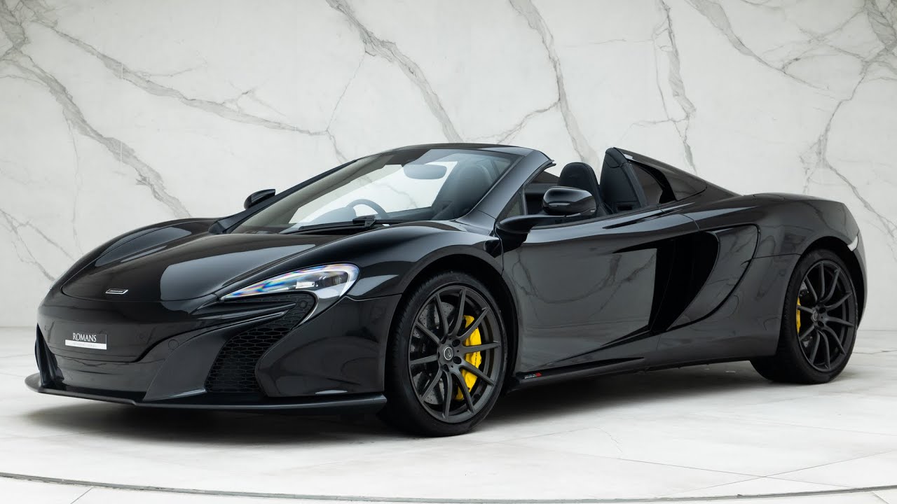 2016 McLaren 650S Spider - Carbon Black - Walkaround & Interior & Revs | Romans International [4K]