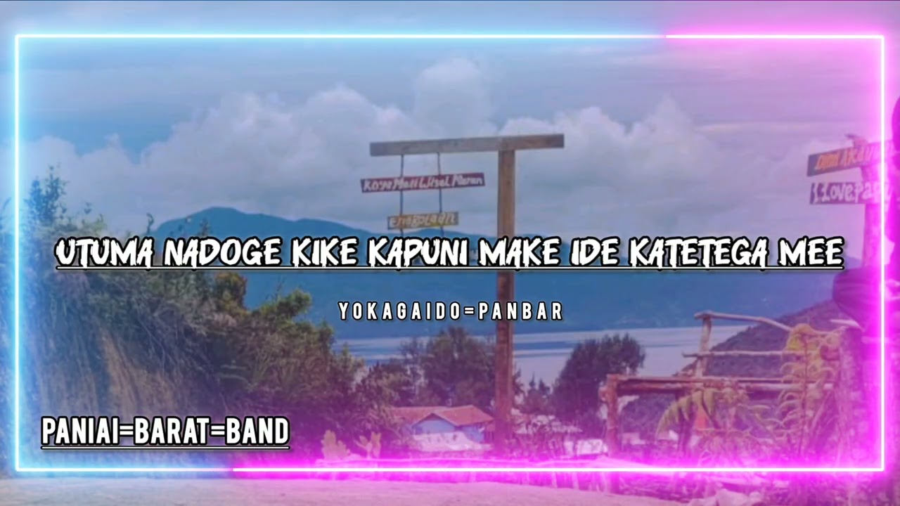 Lagu baru pop Kapuni make ide kodono paniai barat bnd offcial video musik 🏝🏝