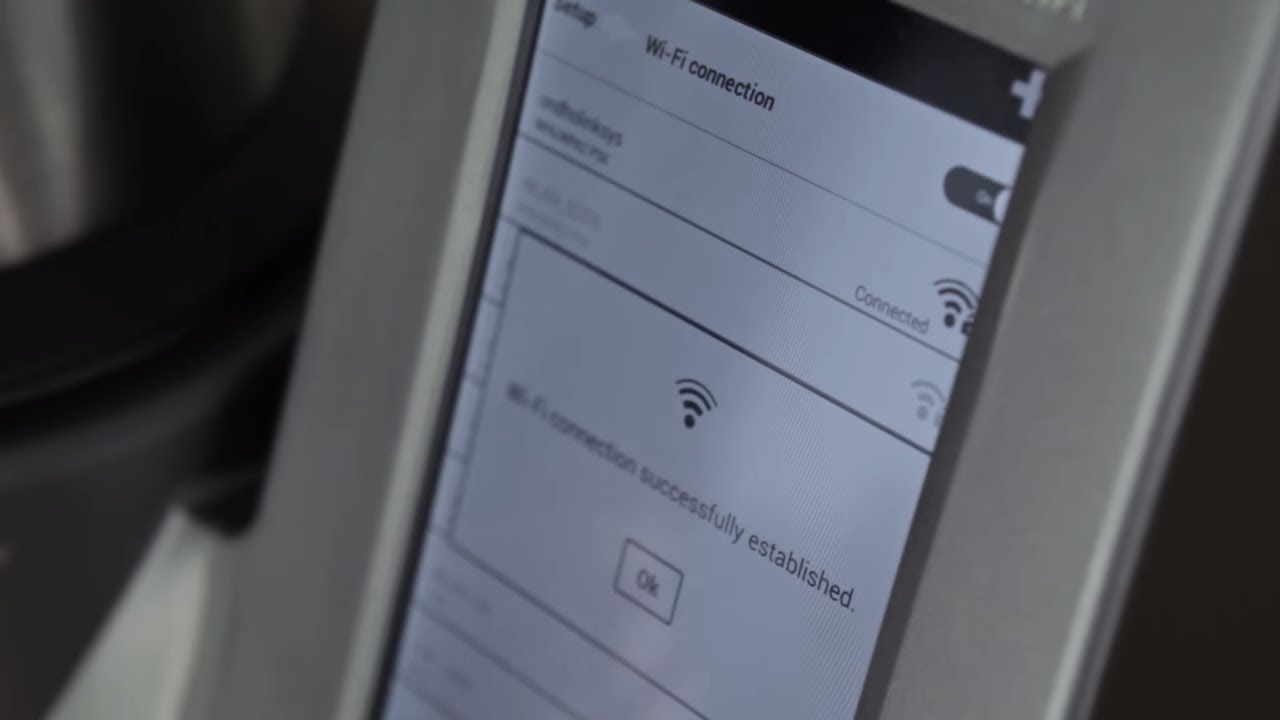 C&oacute;mo conectarse a una red wifi con robot de cocina Mycook Touch #MycookTouch