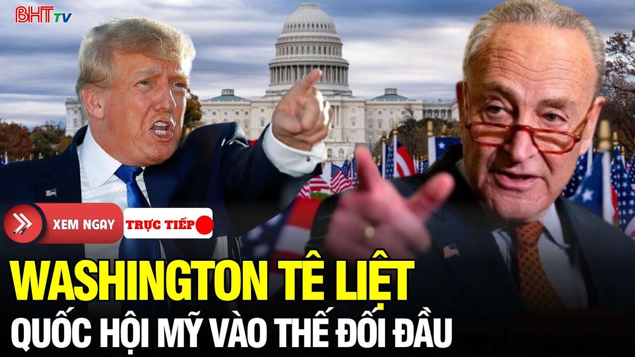 🔴Nước Mỹ chao đảo: “NGÀY ĐEN TỐI” trở lại – Ngân sách gãy vụn, Quốc hội bị khóa cứng