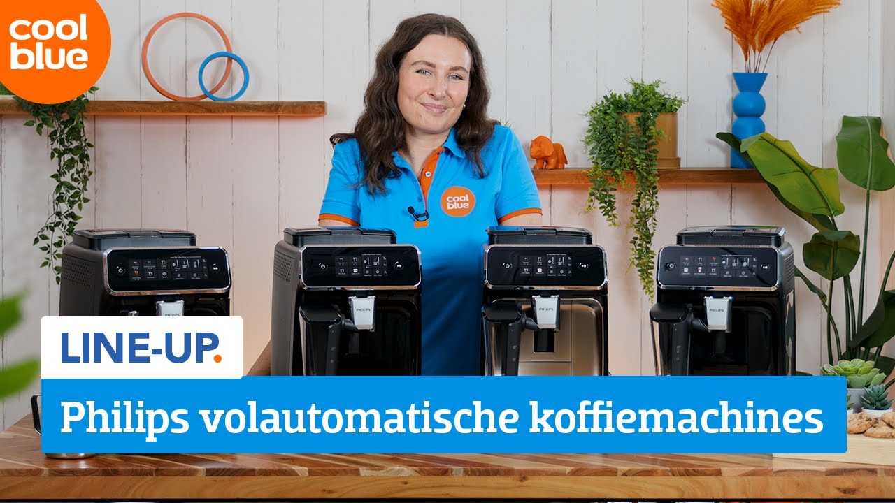 Line up van de nieuwe Philips koffiemachines