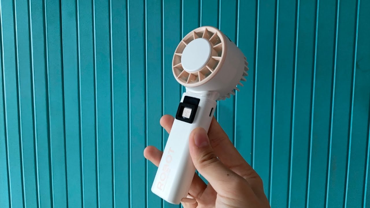 Review ROBOT High-speed handheld mini fan model RT-HF01