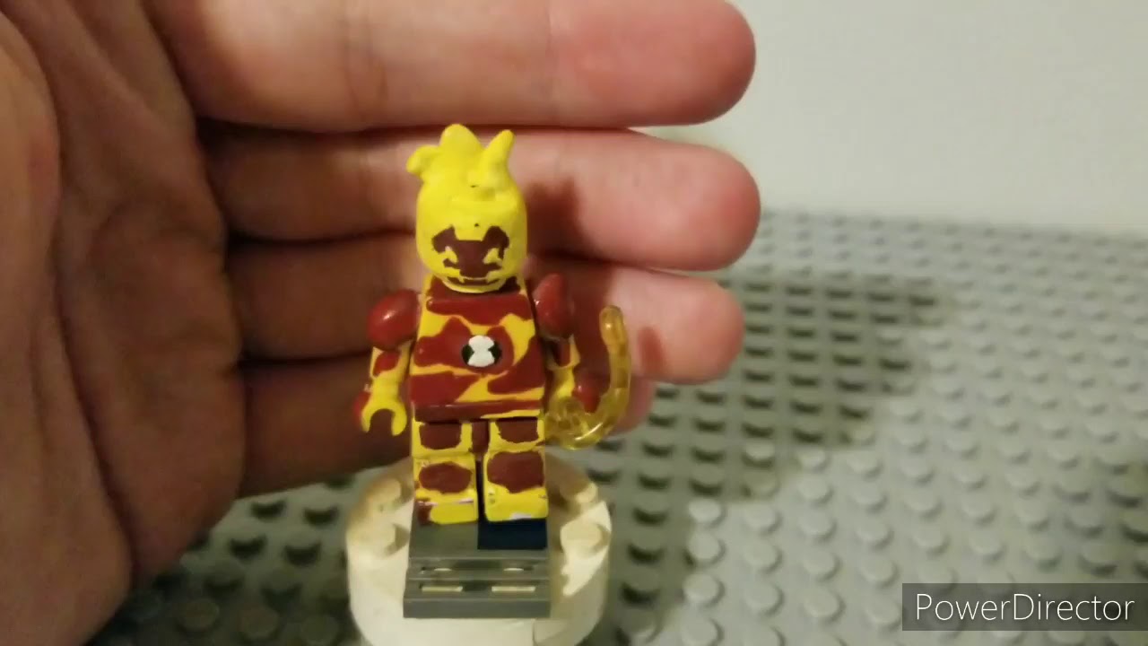 Lego Ben 10 Custom Minifigures Showcase #1 Original and Alien Force