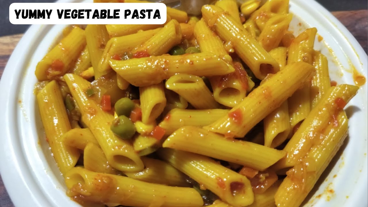 Indian style Vegetable Pasta | Easy & Tasty Pasta Recipe |  Vegetable pasta Recipe by Radhes Kitchen