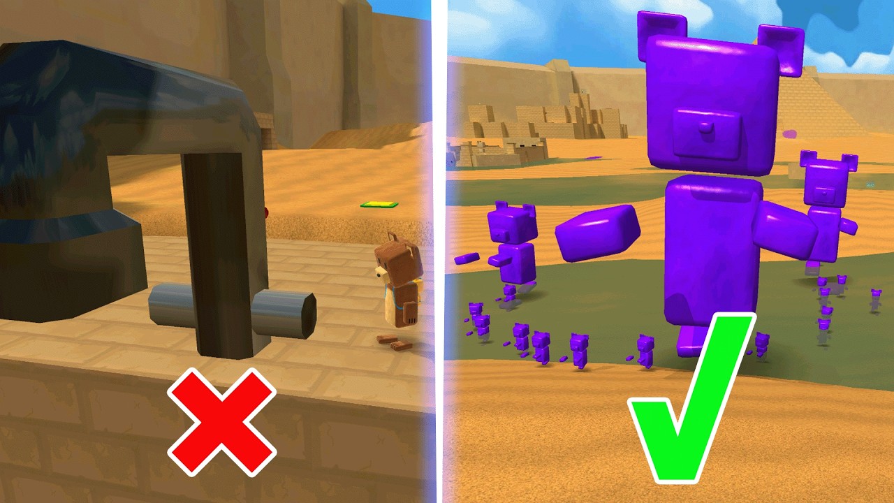 Tap and Evil Giant Desert Bear - Super Bear Adventure Gameplay Walkthrough