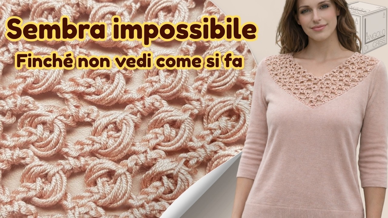 Punto avvolto all’uncinetto — il punto che sembra impossibile (tutorial)