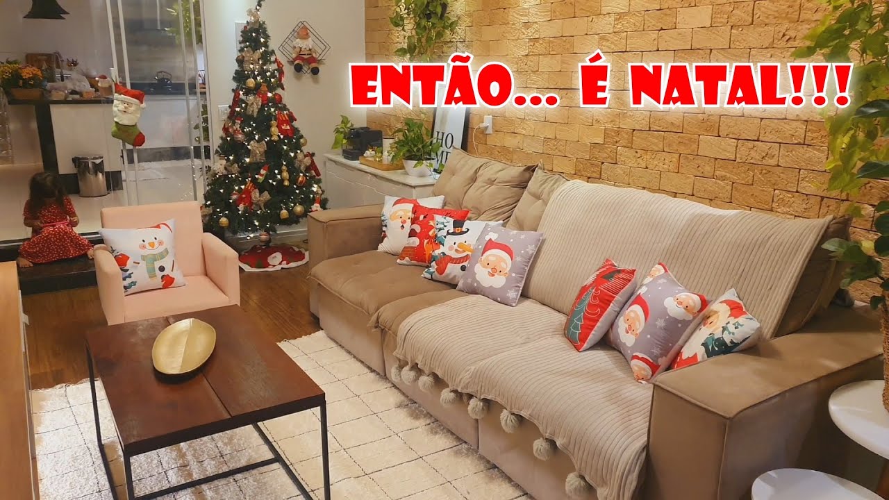 MONTEI MINHA DECORAÇÃO DE NATAL 2021 #FAMILIAPIROLO