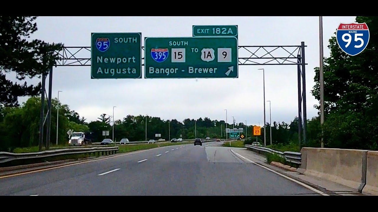 Interstate 95 - Bangor to Augusta, Maine - 2024/10